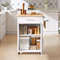 SoBuy FKW102-WN Chariot de transport d'aliments