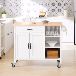 SoBuy FKW103-WN Chariot de transport d'aliments