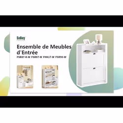 SoBuy FSR87-K-W Organisateur pour chaussures Ouvert - Vue supplémentaire 4
