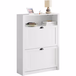 Description générale Le meuble d'entrée SoBuy FSR87-W est un banc de rangement moderne et élégant, conçu pour optimiser l'esp ...