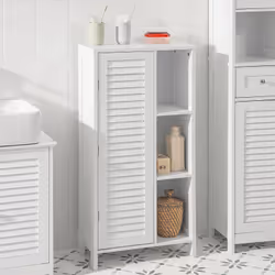 SoBuy BZR39-W armoire de rangement de salle de bain