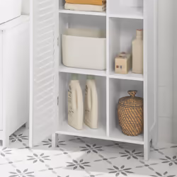 SoBuy BZR39-W armoire de rangement de salle de bain - Vue supplémentaire 6