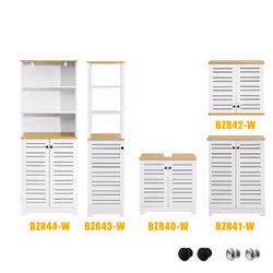 SoBuy BZR40-W coiffeuse et ensemble de coiffeuses pour chambre à coucher - Vue supplémentaire 7