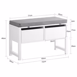 SoBuy FSR88-W Organisateur pour chaussures Ouvert - Vue supplémentaire 6