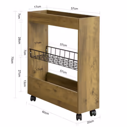 SoBuy BZR46-N Chariot de transport d'aliments - Vue supplémentaire 4