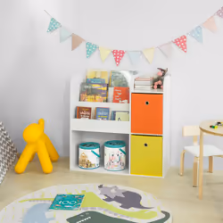 SoBuy KMB37-W armoire de rangement pour enfant Coffre