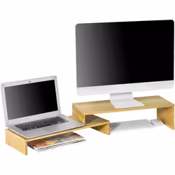 SoBuy BBF07-N Support de Moniteur Écran ergonomique Support pour Écran d'ordinateur Universal, ordinateur portable ou écran T ...