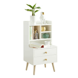 SoBuy FBT100-W Table de nuit et table de chevet