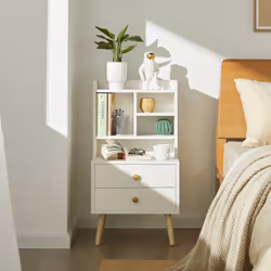 SoBuy FBT100-W Table de nuit et table de chevet