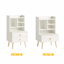SoBuy FBT100-W Table de nuit et table de chevet - Vue supplémentaire 8