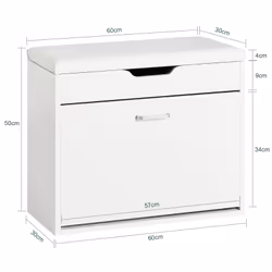 SoBuy FSR95-W Organisateur pour chaussures Ouvert - Vue supplémentaire 5