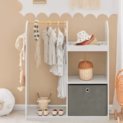 SoBuy KMB40-W armoire de rangement pour enfant Coffre