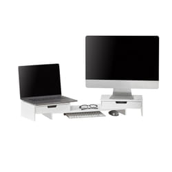 SoBuy BBF04-W support d'écran plat pour bureau
