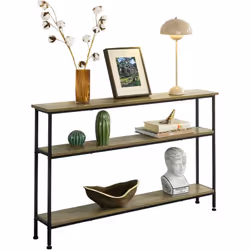 Description générale Cette table console SoBuy FSB49-PZ allie design simple et rétro, idéale pour embellir votre couloir, ent ...