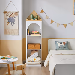 SoBuy KMB42-W armoire de rangement pour enfant Coffre