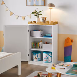 SoBuy KMB43-W armoire de rangement pour enfant Coffre