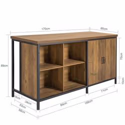 SoBuy KNL01-F Chariot de transport d'aliments - Vue supplémentaire 4