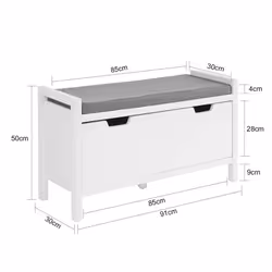 SoBuy FSR97-W Organisateur pour chaussures Ouvert - Vue supplémentaire 4