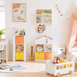 SoBuy KMB46-W armoire de rangement pour enfant Coffre