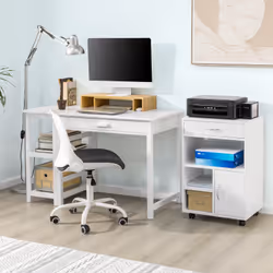 SoBuy FBT106-W Table de nuit et table de chevet