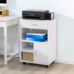SoBuy FBT106-W Table de nuit et table de chevet