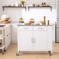 SoBuy FKW108-W Chariot de transport d'aliments