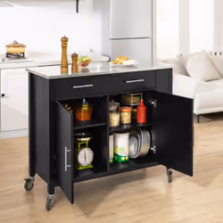 SoBuy FKW108-SCH Chariot de transport d'aliments