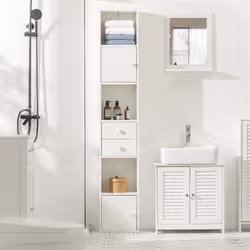 SoBuy STR10-W Armoire de rangement de salle à manger