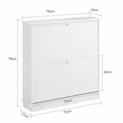 SoBuy FSR99-W Organisateur pour chaussures Ouvert - Vue supplémentaire 4
