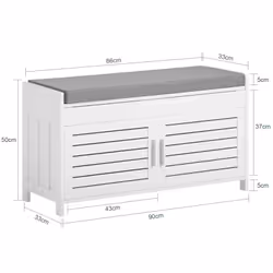 SoBuy FSR102-W Organisateur pour chaussures Ouvert - Vue supplémentaire 5