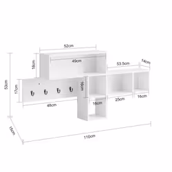 SoBuy FHK17-W cintre - Vue supplémentaire 4