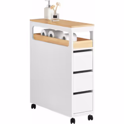 Description générale Une solution simple pour optimiser le rangement dans votre salle de bain. Ce meuble de rangement est idé ...