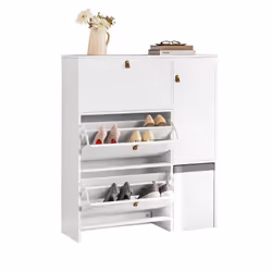 SoBuy FSR107-W, Ouvert, Panneau de fibres à densité moyenne, 950 mm, 1130 mm, 300 mm, Allemagne