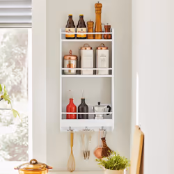SoBuy KCR12-W étagères Panneaux MDF
