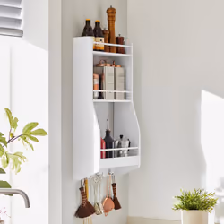 SoBuy KCR12-W étagères Panneaux MDF