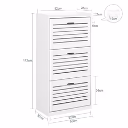 SoBuy FSR108-W Organisateur pour chaussures Ouvert - Vue supplémentaire 4