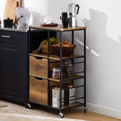 SoBuy FKW111-PF Chariot de transport d'aliments