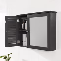 SoBuy BZR55-DG Armoire de rangement de salle à manger