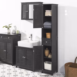SoBuy FRG236-DG Armoire de rangement de salle à manger