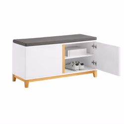 SoBuy FSR117-W, Ouvert, Panneau de fibres à densité moyenne, 900 mm, 460 mm, 340 mm, Allemagne