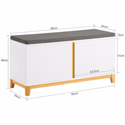SoBuy FSR117-W Organisateur pour chaussures Ouvert - Vue supplémentaire 4