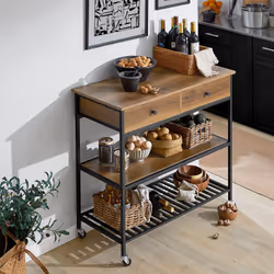 SoBuy FKW112-PF Chariot de transport d'aliments - Vue supplémentaire 4