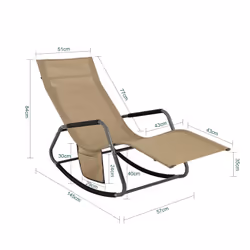 SoBuy OGS47-KA Fauteuil à bascule et planche pour enfant - Vue supplémentaire 4