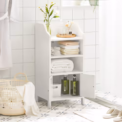 SoBuy BZR56-W armoire de rangement de salle de bain
