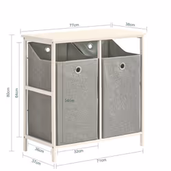 SoBuy BZR57-W armoire de rangement de salle de bain - Vue supplémentaire 4