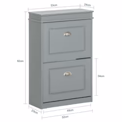 SoBuy FSR78-HG Organisateur pour chaussures Ouvert