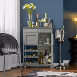 SoBuy FKW45-HG Chariot de transport d'aliments