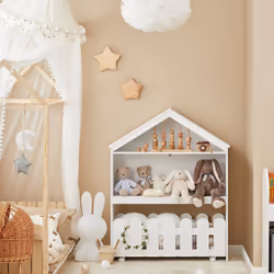 SoBuy KMB52-W armoire de rangement pour enfant Coffre