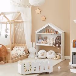 SoBuy KMB52-W armoire de rangement pour enfant Coffre