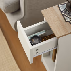 SoBuy FBT111-WN Table de nuit et table de chevet - Vue supplémentaire 5